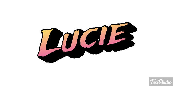 Lucie Text effect