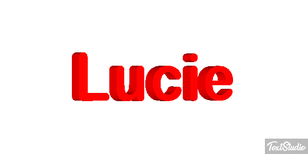 Lucie Text effect