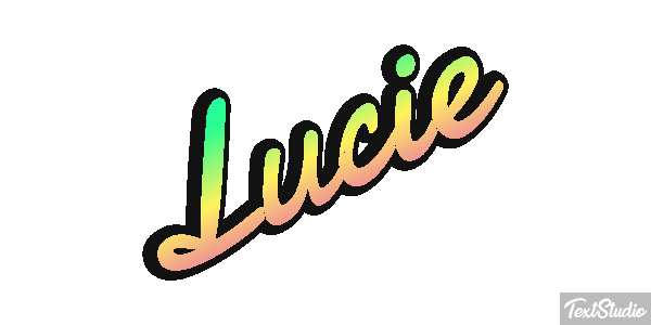Lucie Text effect