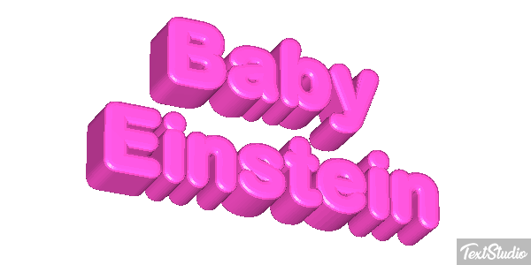 Baby Einstein Efeito do texto