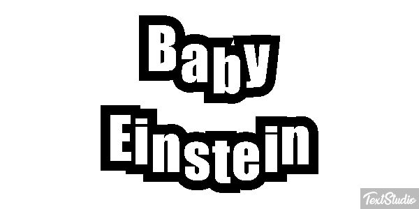 Baby Einstein Efeito do texto