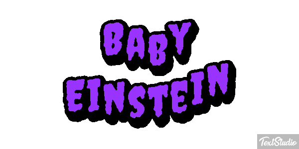 Baby Einstein Efeito do texto