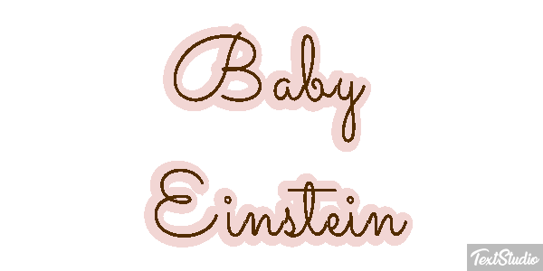 Baby Einstein Efeito do texto