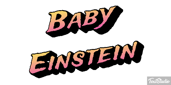 Baby Einstein Efeito do texto