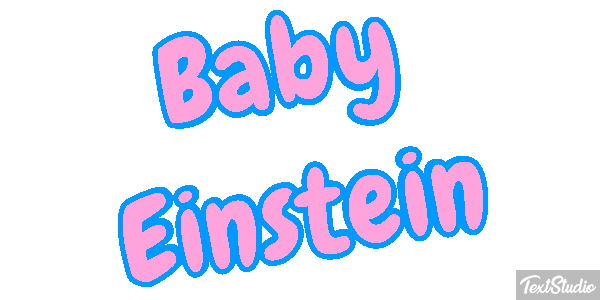 Baby Einstein Efeito do texto