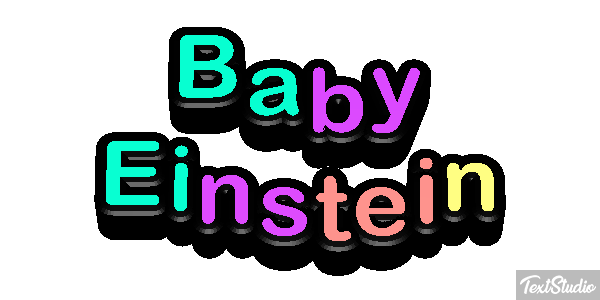 Baby Einstein Efeito do texto