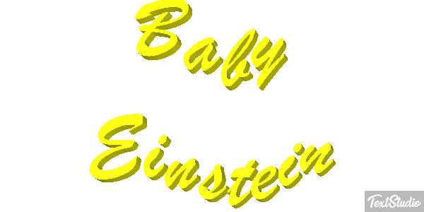 Baby Einstein Efeito do texto