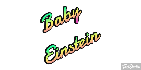 Baby Einstein Efeito do texto