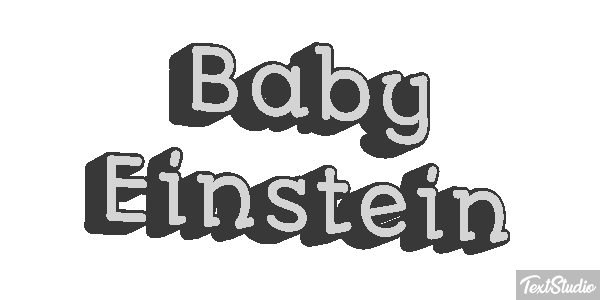 Baby Einstein Efeito do texto