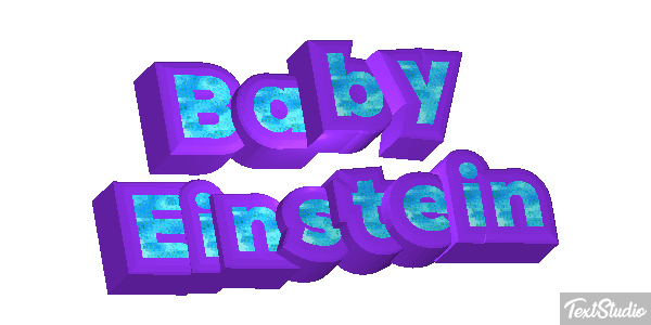 Baby Einstein Efeito do texto