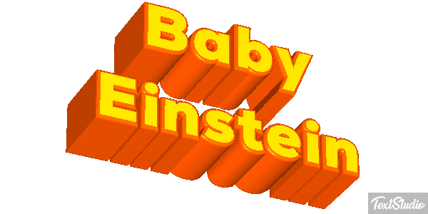 Baby Einstein Efeito do texto