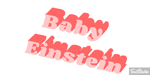 Baby Einstein Efeito do texto