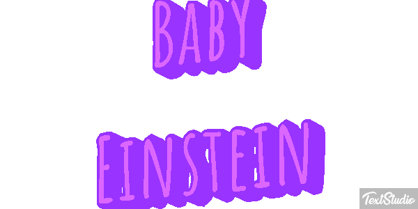 Baby Einstein Efeito do texto