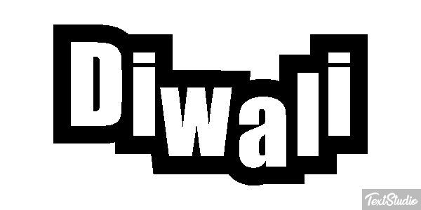 Diwali Text effect