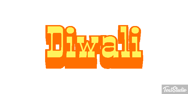 Diwali Text effect
