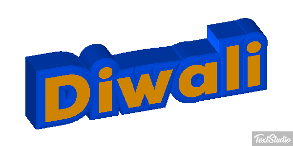 Diwali Text effect