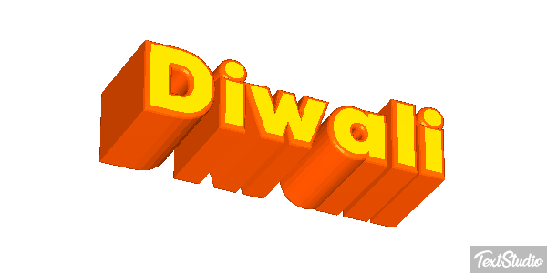 Diwali Text effect