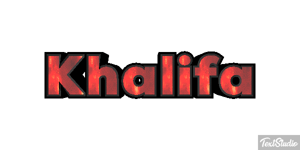 Khalifa Tekst effect