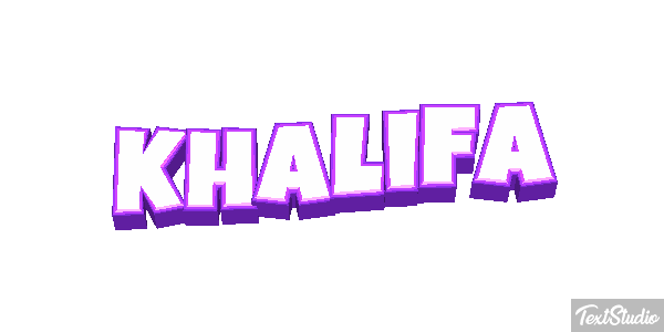 Khalifa Tekst effect