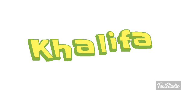 Khalifa Tekst effect