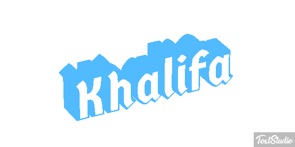 Khalifa Tekst effect