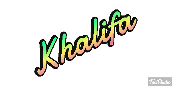 Khalifa Tekst effect