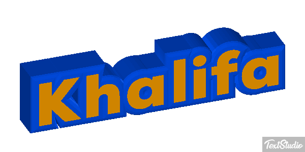 Khalifa Tekst effect