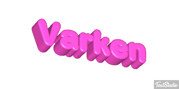 Varken Tekst effect