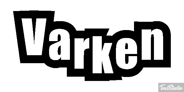 Varken Tekst effect