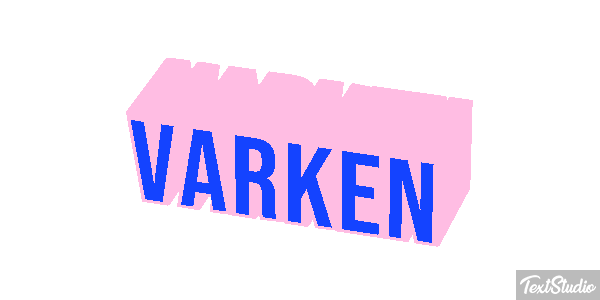 Varken Tekst effect