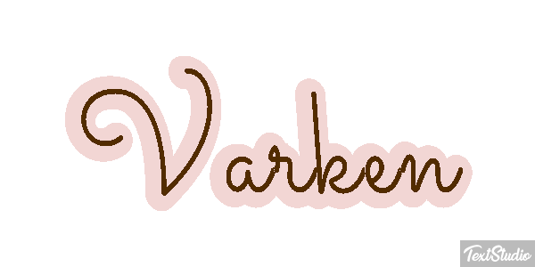 Varken Tekst effect