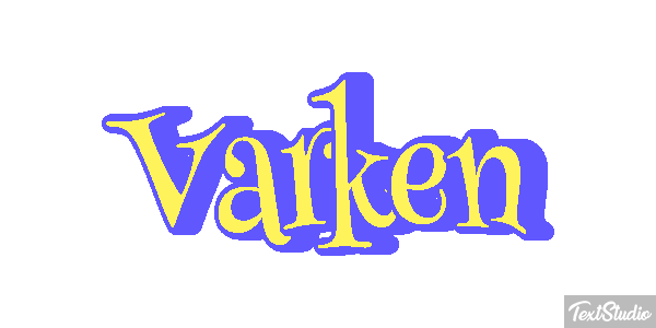 Varken Tekst effect