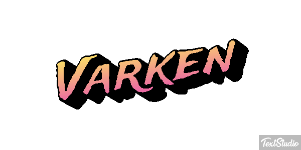 Varken Tekst effect