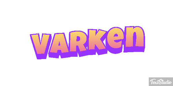 Varken Tekst effect