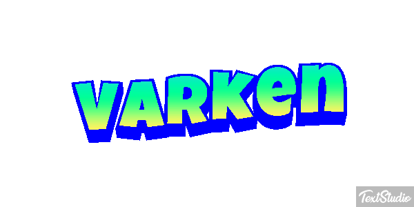 Varken Tekst effect