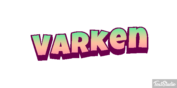 Varken Tekst effect