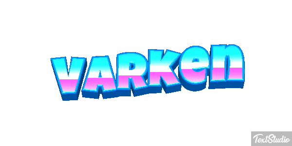 Varken Tekst effect