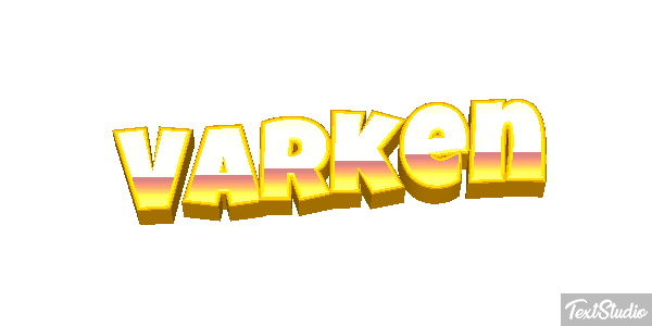Varken Tekst effect