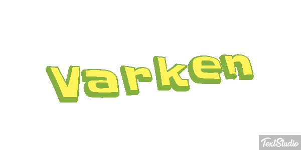 Varken Tekst effect