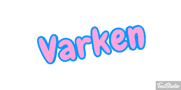 Varken Tekst effect