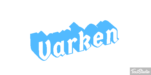 Varken Tekst effect