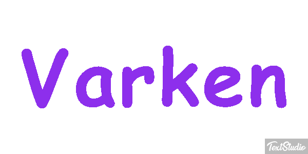 Varken Tekst effect