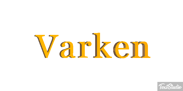 Varken Tekst effect