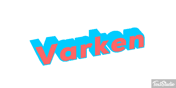 Varken Tekst effect