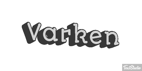 Varken Tekst effect