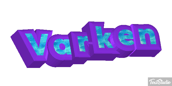 Varken Tekst effect