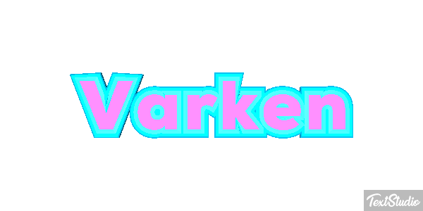 Varken Tekst effect