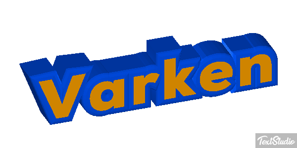 Varken Tekst effect