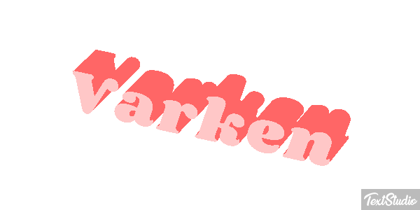 Varken Tekst effect