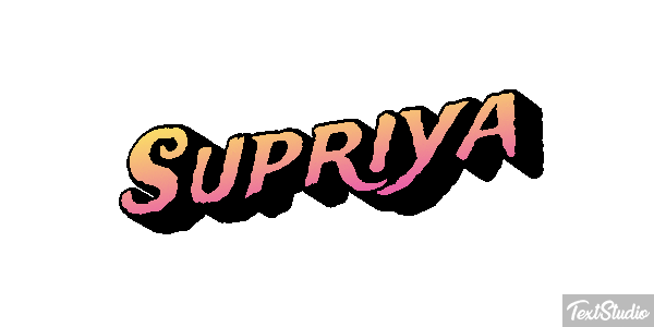 Supriya Texteffekt